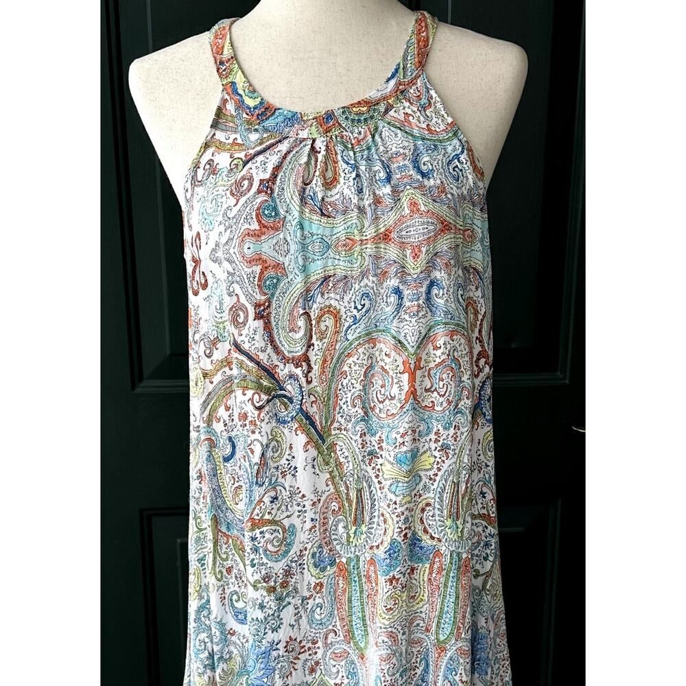 Altar'd State Sz M Paisley A Line Halter Babydoll Dress Boho Festival Summer